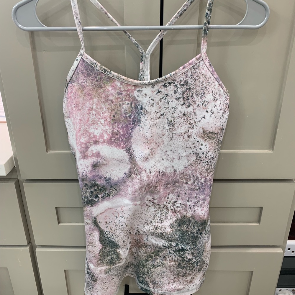 Lulu lemon Y tank. Galaxy print. Size 4.